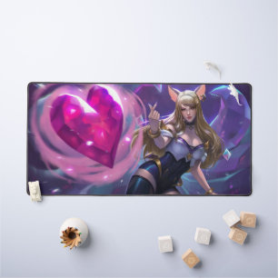 Nine Tail Fox Deskmat   Customisable Desk Mat