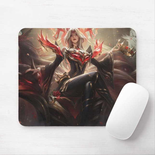 Nine Tail Fox Mousepad | Customisable Mousepad (With Mouse)