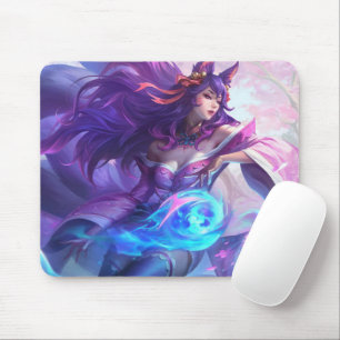 Nine Tail Fox Mousepad   Customisable Mousepad