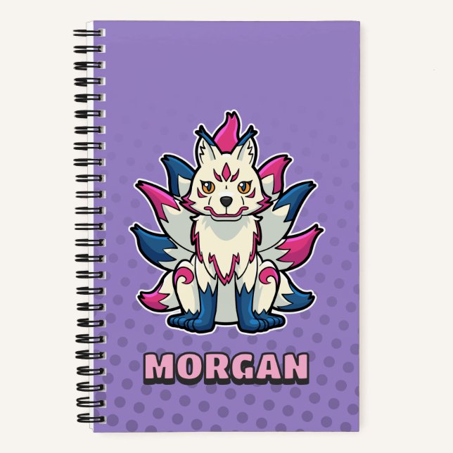 Nine-Tailed Fox- Personalised Notebook (Front)