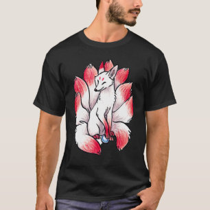 Nine Tailed Fox With Pearls The Way To Heaven T-Shirt