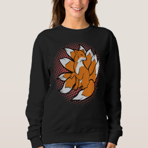 Nine Tailed Kitsune Japanese Fox Kami Inari for Gi Sweatshirt