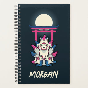Nine-Tailed Kitsune- Japanese Fox Personalized Planner