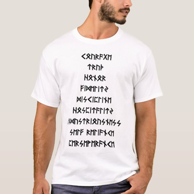 Nine Virtues T-Shirt (Front)
