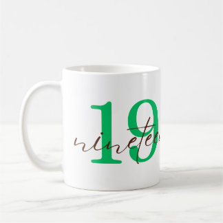 Nineteenth 19 Year Anniversary Personalization Coffee Mug