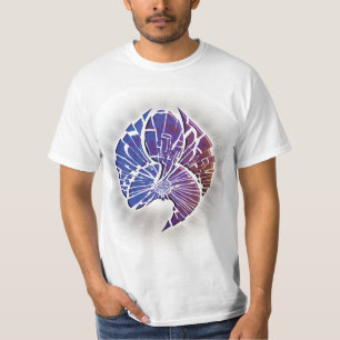 Nineteentwelve T-shirt with shattered logo - white
