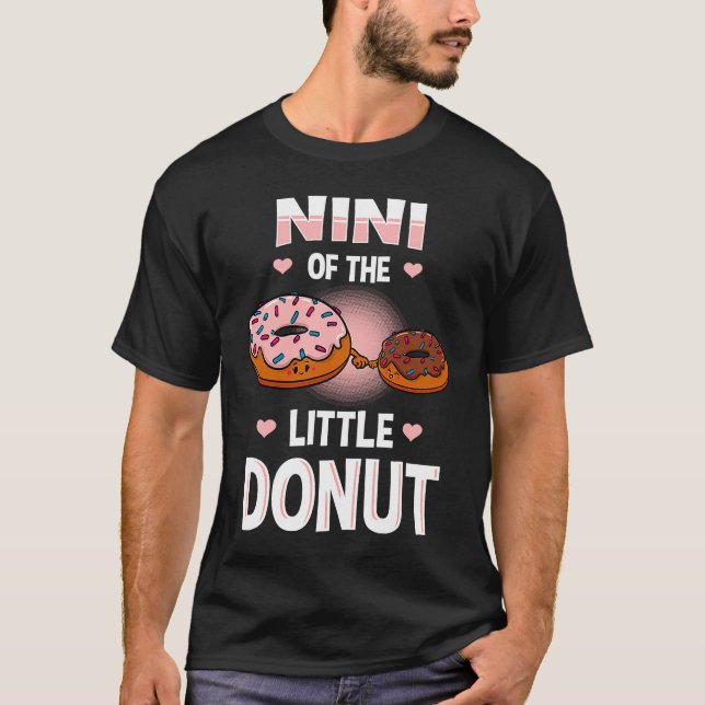 Nini Of The Little Doughnut Gender Reveal Announce T-Shirt (Front)