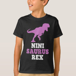 Nini-saurus Rex Dino Dinosaur Ninisaurus Funny T-Shirt