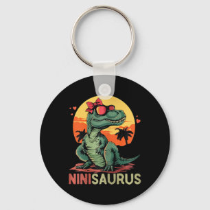 Ninisaurus Dino Dinosaur Nini-saurus T-rex Mother' Key Ring