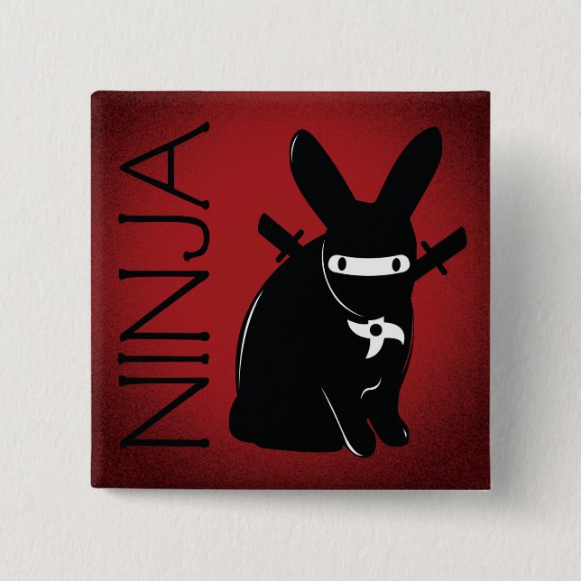 NINJA 15 CM SQUARE BADGE (Front)