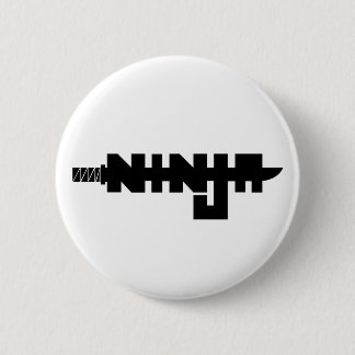Ninja 6 Cm Round Badge