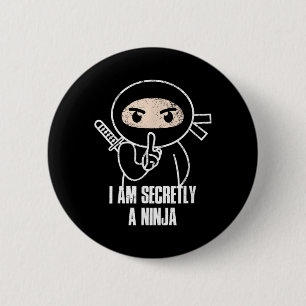 Ninja 6 Cm Round Badge