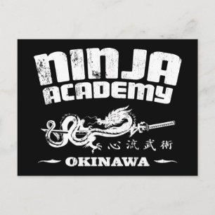 Ninja Academy Okinawa Kill Bill Postcard
