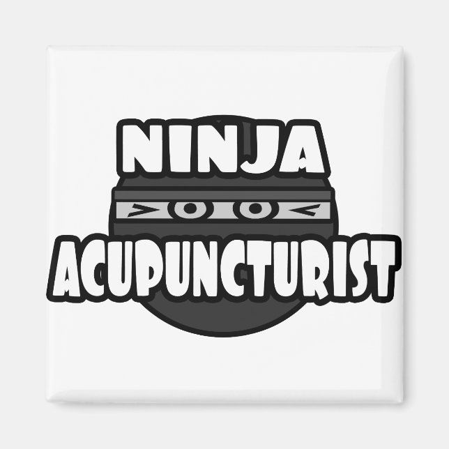 Ninja Acupuncturist Magnet (Front)