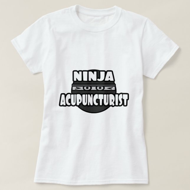 Ninja Acupuncturist T-Shirt (Design Front)