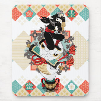 Ninja and Snake 2019 (remake) / Ninja and snake 20 Mouse Pad