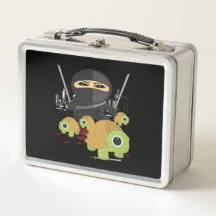 Ninja and Turtles Metal Lunch Box