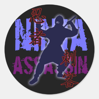 Ninja Assassin Classic Round Sticker