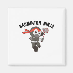 Ninja Badminton , Birdie Sport Tee Apparel_1 Magnet