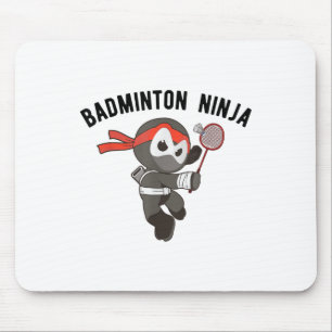 Ninja Badminton , Birdie Sport Tee Apparel_1  Mouse Pad