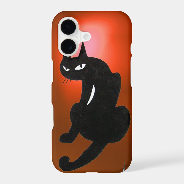 NINJA BLACK CAT Orange Red (Back)