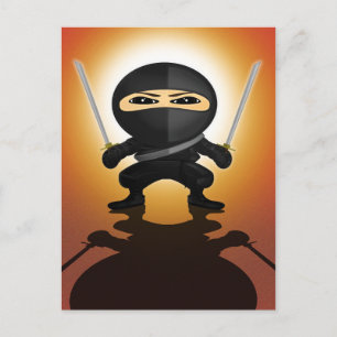 Ninja Boy Postcard