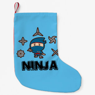 Ninja Boy Small Christmas Stocking