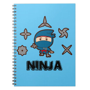 Ninja Boy Spiral Notebook