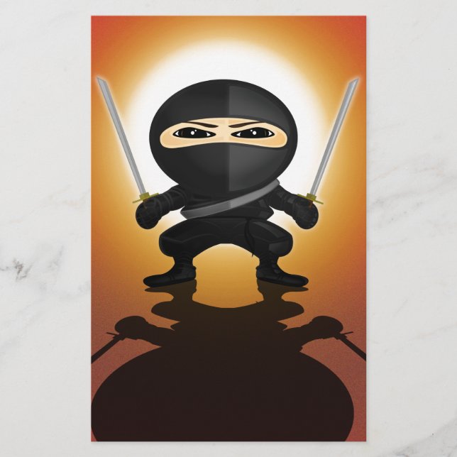 Ninja Boy Stationery (Front)