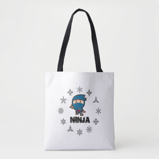 Ninja Boy Tote Bag (Front)