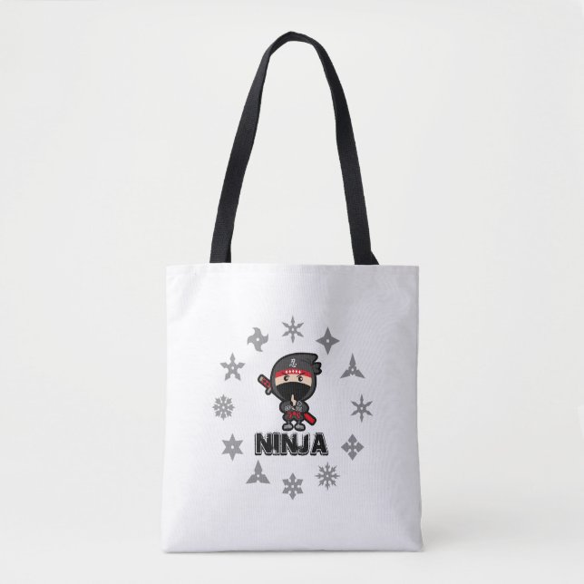 Ninja Boy Tote Bag (Front)