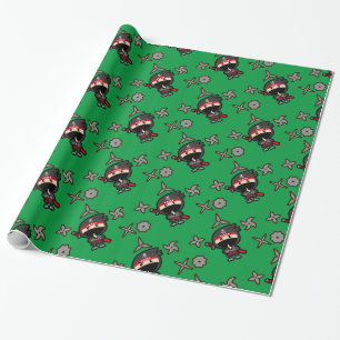 Ninja Boy Wrapping Paper