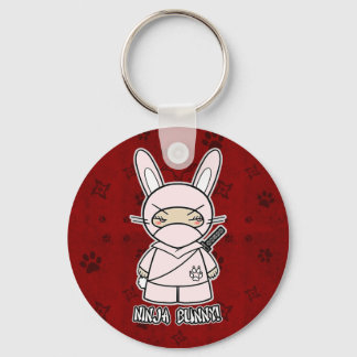 Ninja Bunny! In Red Keychain