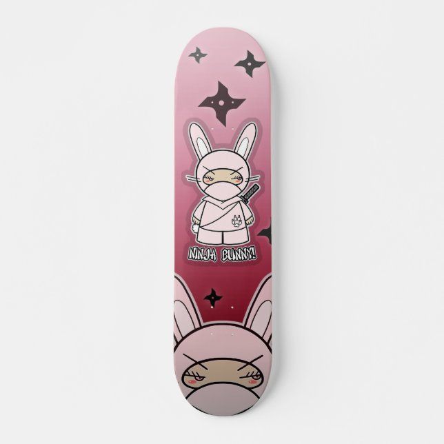 Ninja Bunny! Skateboard (Front)