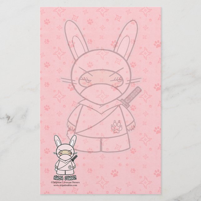 Ninja Bunny! Stationery (Front)