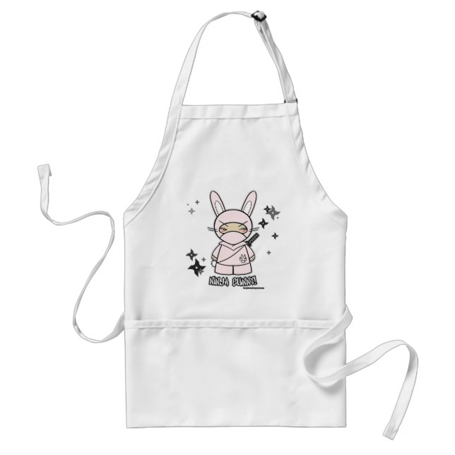 Ninja Bunny! With Shurikens Apron (Front)