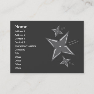 Ninja Business Cards