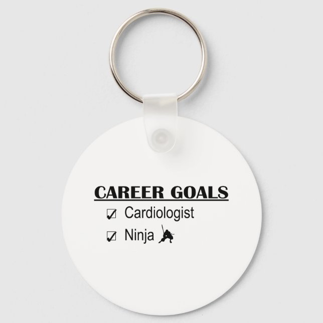 Ninja Career Goals - Cardiologist Key Ring (Front)