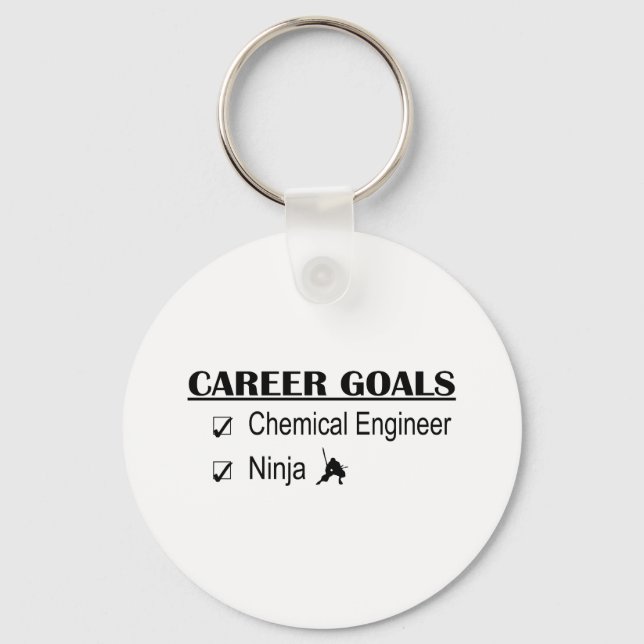 Ninja Career Goals - Chemical Engineer Key Ring (Front)