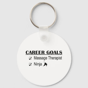 Ninja Career Goals - Massage Therapist Key Ring