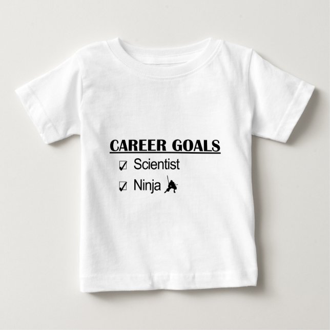 Ninja Career Goals - Scientist Baby T-Shirt (Front)