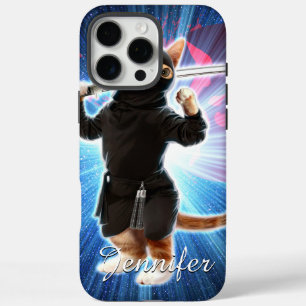 Ninja Cat in space.                                iPhone 16 Pro Max Case