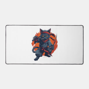 Ninja Cat Stealth Desk Mat