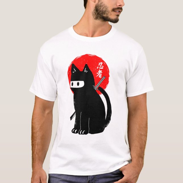 Ninja cat T-Shirt (Front)