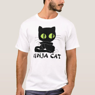 NINJA CAT T-shirts, Funny T-Shirt