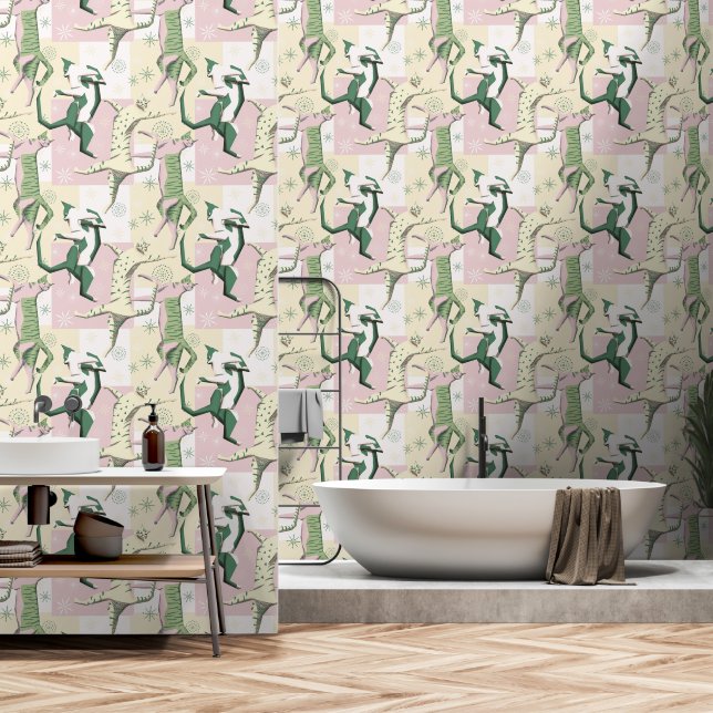 Ninja cats ice cream  wallpaper (Bathroom)