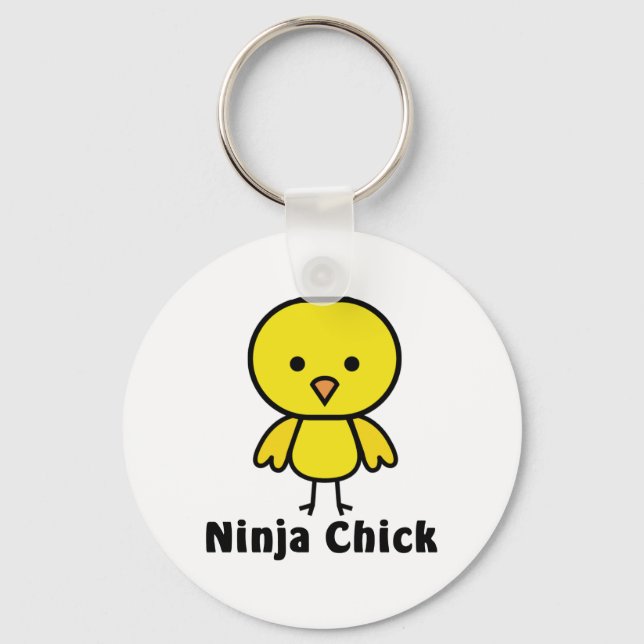 Ninja Chick Key Ring (Front)
