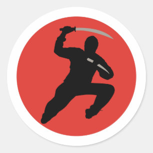 Ninja Classic Round Sticker