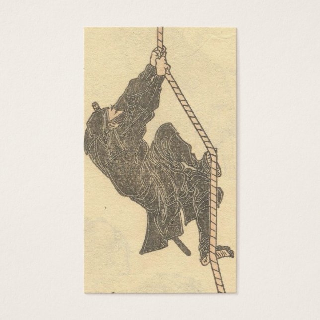 Ninja Climbing a Rope circa 1800s (Front)