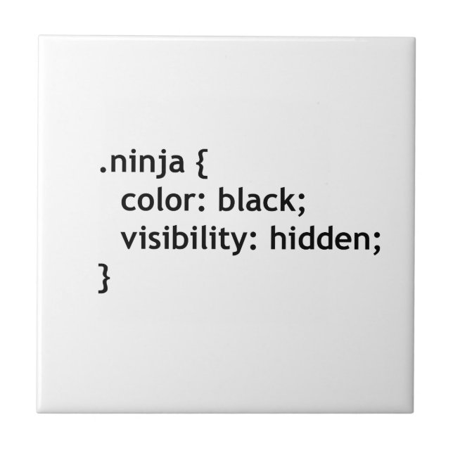 ninja code, script tile (Front)